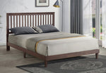 Myrtle Brown Wood Queen Platform Bed