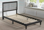 Myrtle Cappuccino Wood Twin XL Platform Bed