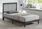 Myrtle Cappuccino Wood Twin XL Platform Bed