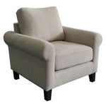 Nadine 3-Pc Oatmeal Chenille Sofa Set