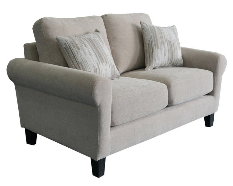 Nadine Oatmeal Chenille Loveseat