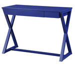 Nalo Twilight Blue Finish Wood Writing Desk