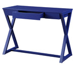 Nalo Twilight Blue Finish Wood Writing Desk