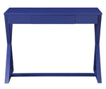 Nalo Twilight Blue Finish Wood Writing Desk