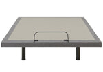 Negan Grey Fabric Cal King Adjustable Power Bed Base