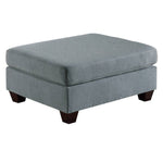 Neus Grey Fabric Modular Sectional with Ottomans