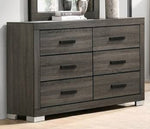 Nikole Brown Wood 6-Drawer Dresser