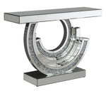 Noelle Mirrored Multi-Dimensional Design Console Table