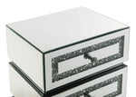 Noralie Mirrored 3-Drawer Accent Table