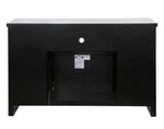 Noralie Mirrored TV Stand with LED Fireplace & Faux Diamonds