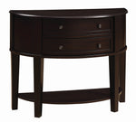 Norma Cappuccino Wood Console Table