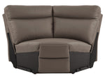 Olympia 6-Pc Raisin Power Recliner Sectional Sofa