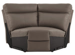 Olympia 7Pc Raisin Power Recliner Sectional Sofa