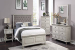 Ortrun Grey Wood 6-Drawer Dresser