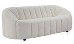 Osmash White Teddy Sherpa Tufted Sofa