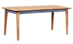 Partridge Natural Sheesham/Black Wood Dining Table