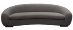 Pascal Charcoal Textured Fabric Sofa (Oversized)