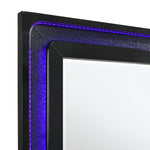 Penelope Black Wood Frame Dresser Mirror with LED Lighting