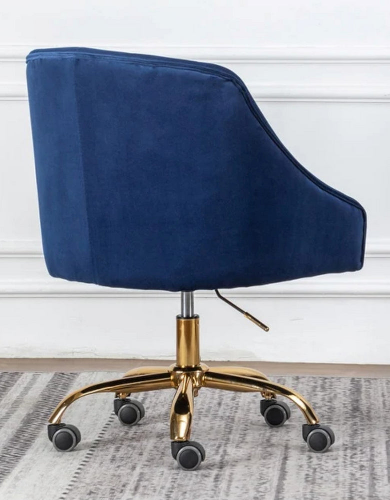 Phile Blue/Gold Office Chair