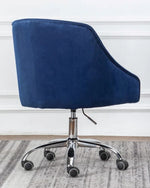Phile Blue/Silver Office Chair
