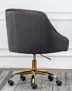 Phile Grey/Gold Office Chair
