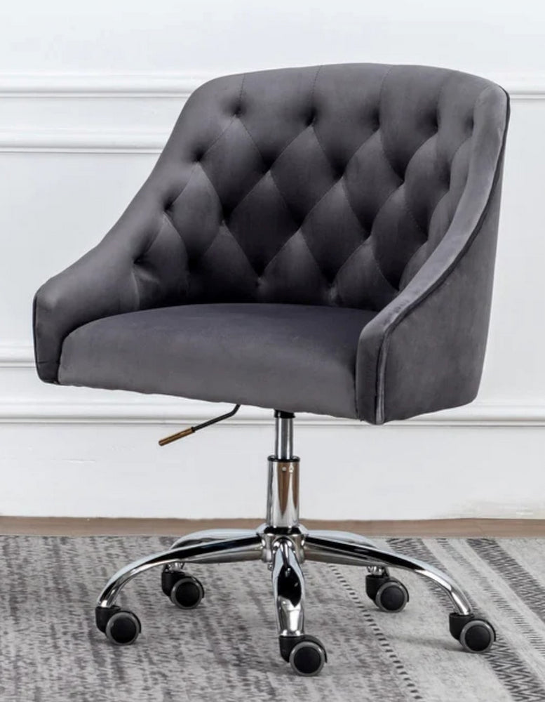 Phile Grey/Silver Office Chair