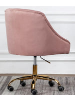 Phile Pink/Gold Office Chair