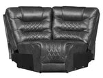 Putnam 6-Pc Gray RAF Power Recliner Sectional Sofa