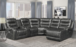 Putnam 6-Pc Gray RAF Power Recliner Sectional Sofa