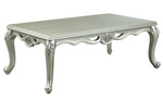 Qunsia Champagne Wood Rectangular Coffee Table