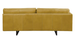 Radia Turmeric Top Grain Leather Sofa