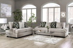 Reigate Light Gray Chenille 2-Seat Sofa (Oversized)