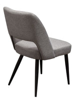 Reveal 2 Grey Fabric/Metal Side Chairs