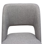 Reveal 2 Grey Fabric/Metal Side Chairs