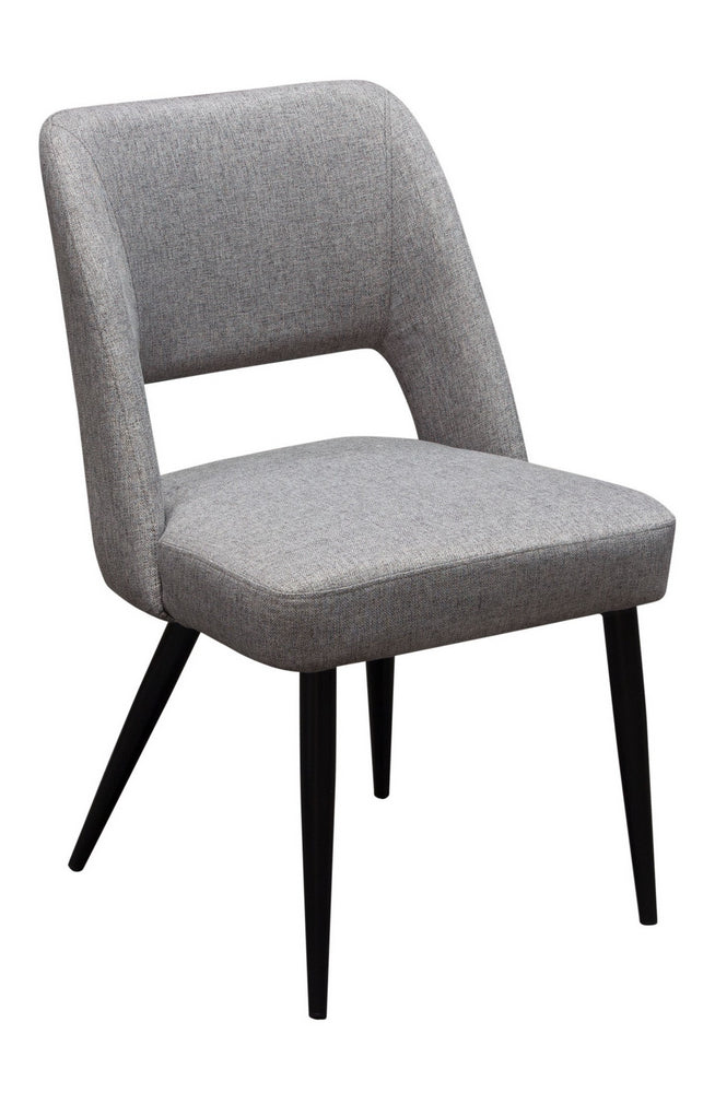 Reveal 2 Grey Fabric/Metal Side Chairs