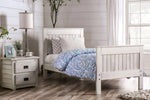 Rockwall Weathered White Wood Full Bed