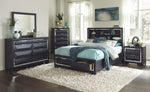 Rosemont Midnight Blue Wood 5-Drawer Chest