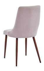 Roxie 4 Beige Linen/Wood Side Chairs