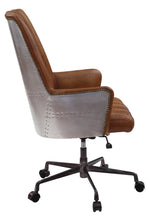 Salvol Sahara Leather/Silver Metal Office Chair