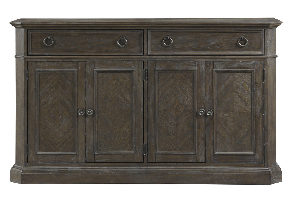 Sarasota Driftwood Brown Wood 2-Drawer Server