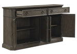 Sarasota Driftwood Brown Wood 2-Drawer Server