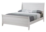 Selena 5-Pc Buttermilk Wood Full Sleigh Platform Bedroom Set