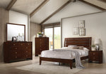 Serenity Rich Merlot Wood Cal King Bed