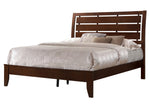 Serenity Rich Merlot Wood King Bed