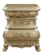 Seville Gold Finish Wood Nightstand