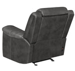 Shallowford Charcoal Dual Power Glider Recliner