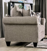 Shelly Gray Chenille Sofa (Oversized)