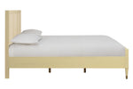 Sierra Buttermilk Wood/Rattan King Platform Bed