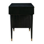 Sierra Noir Wood/Brown Rattan Desk