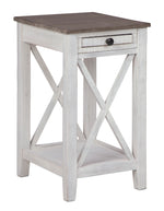 Adalane Gray/White Wood Accent Table
